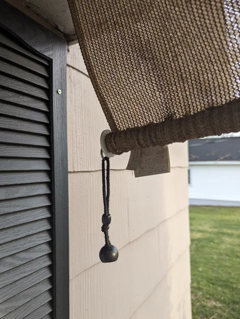 Nắp bịt đầu ống rèm che nắng ngoài trời (Outdoor Shade End Cap) - Image 2