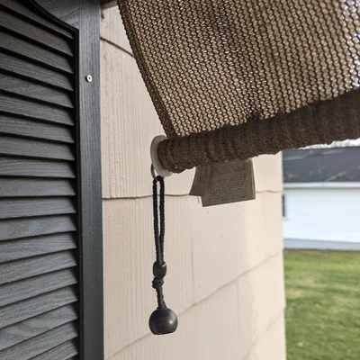 Nắp bịt đầu ống rèm che nắng ngoài trời (Outdoor Shade End Cap)