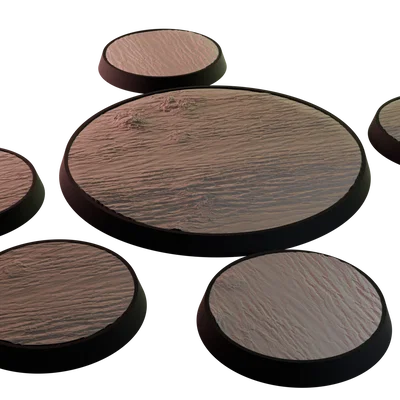 Đế Miniature: Vỏ Cây 01 (Miniature bases: Bark 01)