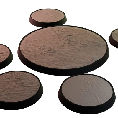 Đế mini: Vỏ cây 02 (Miniature bases: Bark 02)