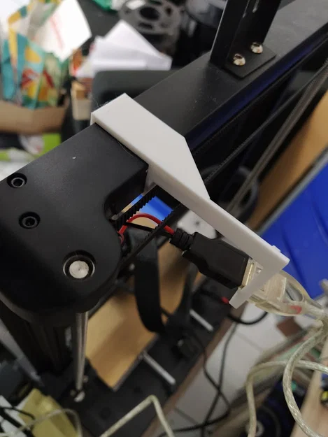 Kẹp Giữ Dây USB Cho Đèn LED – Ender 3 V3 KE/SE Light Bar Cable Holder - Image 2