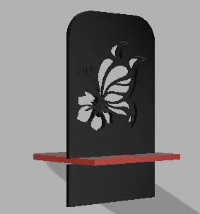Giá đỡ điện thoại hình bướm (Mobil Holder butterfly) in 3D đẹp mắt - Image 1