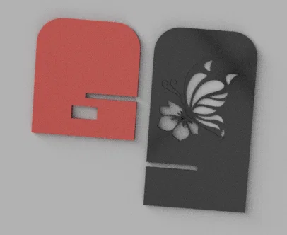 Giá đỡ điện thoại hình bướm (Mobil Holder butterfly) in 3D đẹp mắt - Image 4