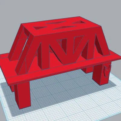 Mô hình cầu giàn Truss Bridge 3D độc đáo để trang trí