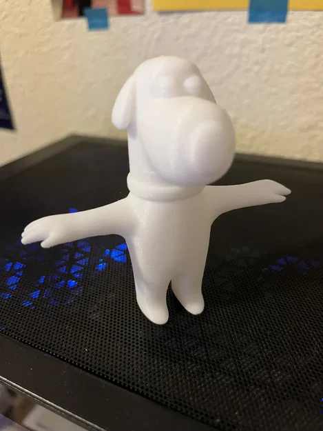 Mô hình 3D Brian Griffin trong Family Guy - File in 3D đẹp mắt - Image 1