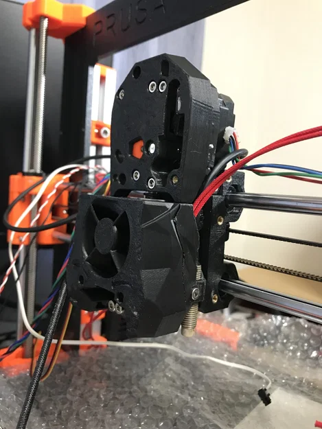 Remix cụm Prusa X carriage tương thích Voron - Image 1