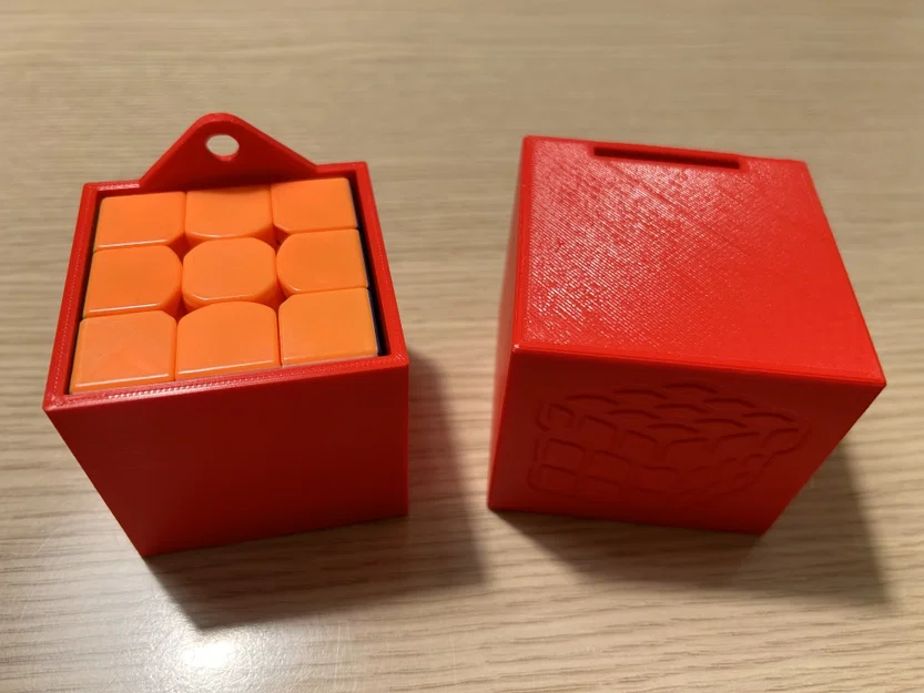 Hộp đựng Rubik 56mm có móc treo - Phụ kiện bảo vệ tiện lợi - Image 1