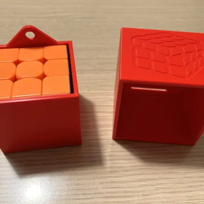 Hộp đựng Rubik 56mm có móc treo - Phụ kiện bảo vệ tiện lợi