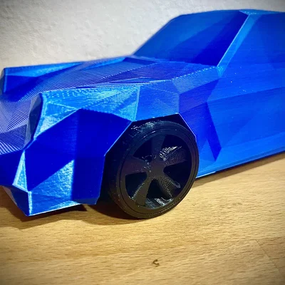 Heo Đất Low Poly Porsche 911 Turbo