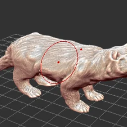 Mô hình 3D Enhydriodon - Rái cá khổng lồ thời tiền sử
