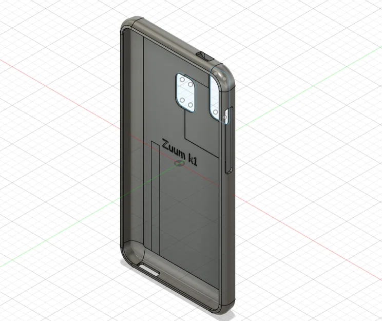 Ốp lưng điện thoại Zuum k1 - Thiết kế in 3D chuyên dụng bằng TPU - Image 1