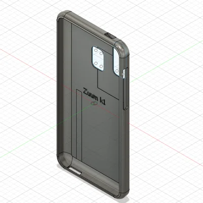 Ốp lưng điện thoại Zuum k1 - Thiết kế in 3D chuyên dụng bằng TPU