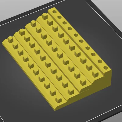 Khay sắp xếp đầu khẩu 1/2 inch (Gola set holder) in 3D