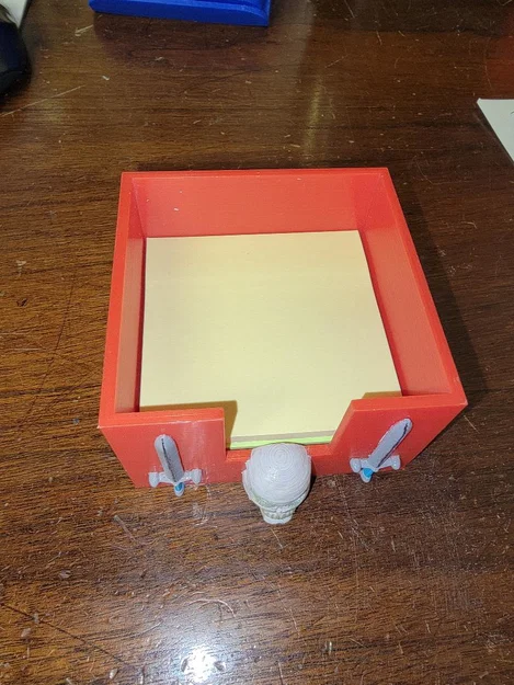 Hộp đựng giấy ghi chú (Post-it note holder) phong cách độc lạ - Image 1
