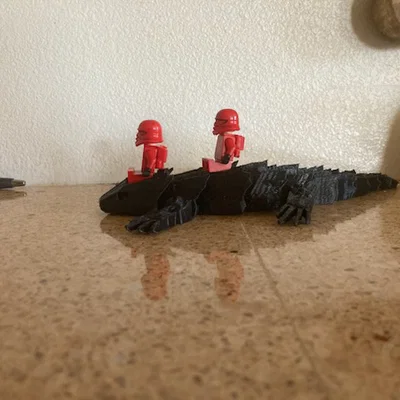 Mô hình thằn lằn khổng lồ tương thích với LEGO (Giant Lego Lizard)