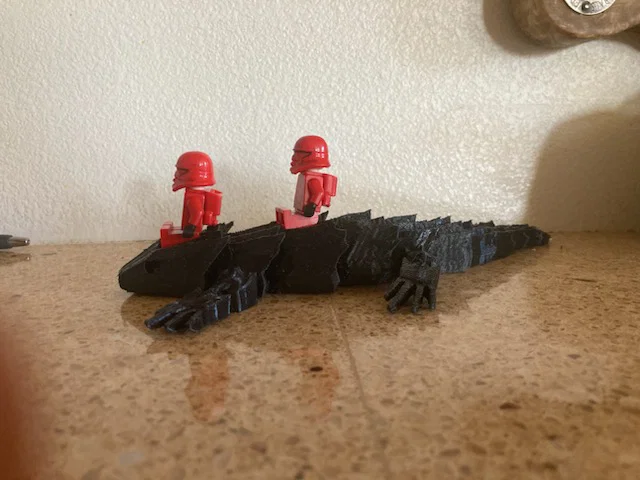 Mô hình thằn lằn khổng lồ tương thích với LEGO (Giant Lego Lizard) - Image 5
