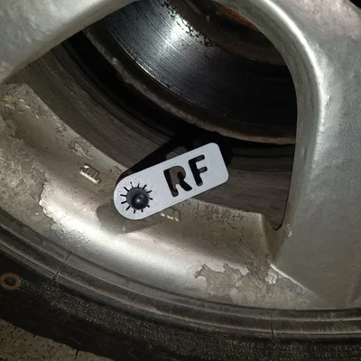 Bộ thẻ in 3D đánh dấu vị trí lốp xe (Car Tire Storage Tags) tiện lợi