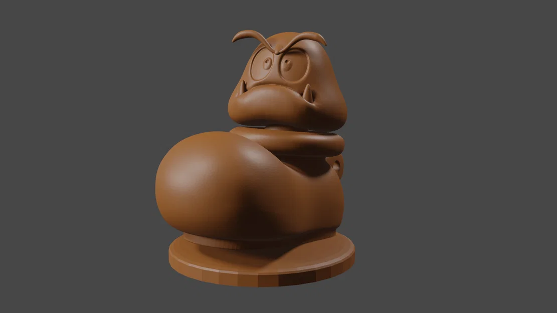 Mô hình Shoe Goomba lấy cảm hứng Mario – mini DnD tabletop - Image 1