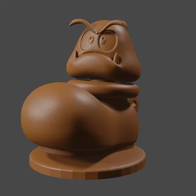 Mô hình Shoe Goomba lấy cảm hứng Mario – mini DnD tabletop