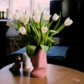 Vase V3 – Bình hoa gấp/crumpled (smooth & low poly) - Thumbnail 2