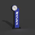 Mazda Vintage Sign Lightbox LED Lamp - Đèn hộp bảng hiệu Mazda cổ điển - Thumbnail 2