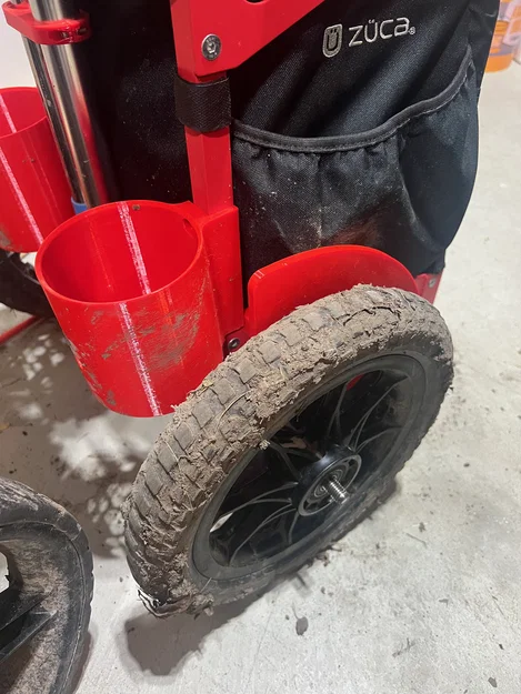 Chắn bùn Zuca Compact Cart: Phụ kiện bền bỉ cho xe đẩy disc golf - Image 4