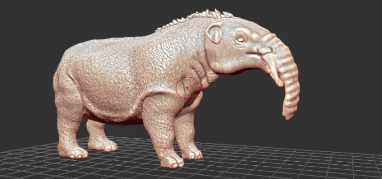 Mô hình 3D động vật cổ đại Granastrapotherium siêu chi tiết - Image 1