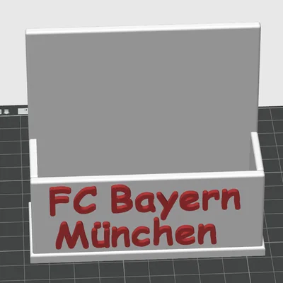 Khay Đựng Miếng Lót Ly FC Bayern München (Bierdeckelständer) 3D
