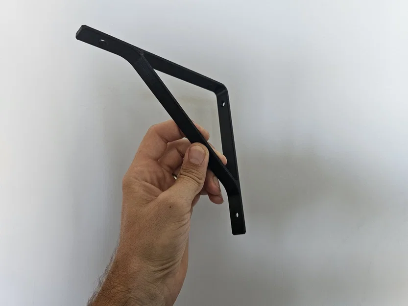 Ke đỡ kệ treo tường 15x15cm thiết kế in 3D chắc chắn - Image 1