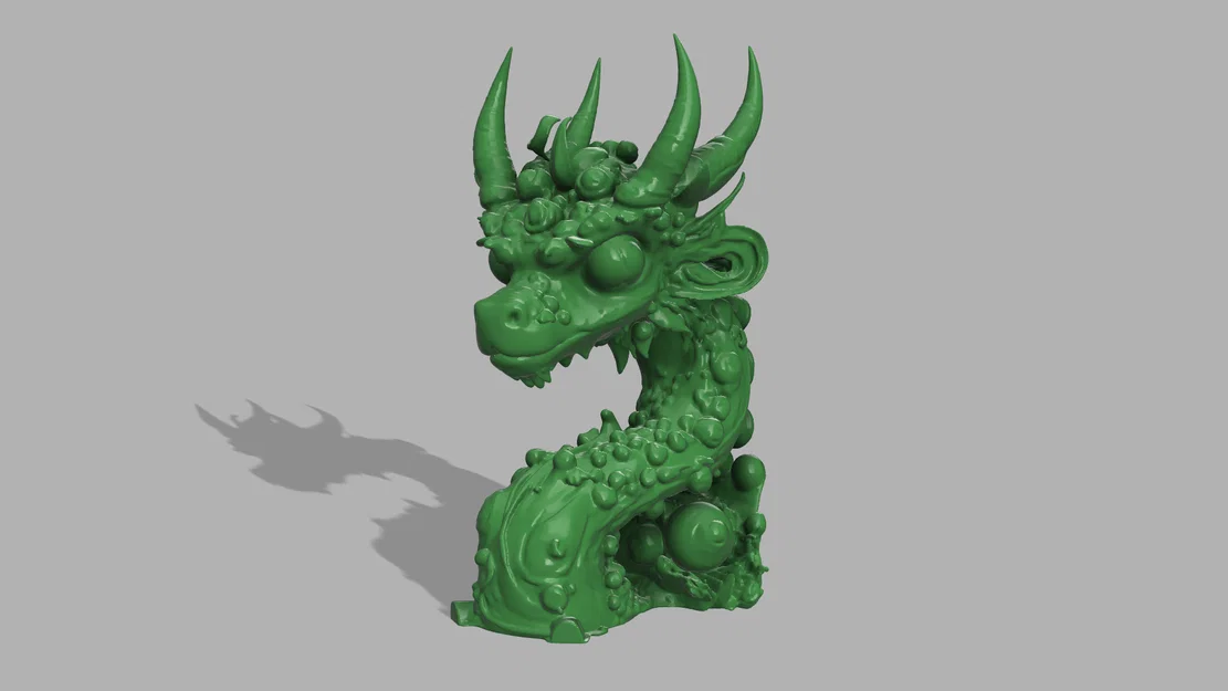 Tượng Bán Thân Rồng Huyền Bí (Mystic Dragon Bust) - Image 1