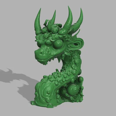 Tượng Bán Thân Rồng Huyền Bí (Mystic Dragon Bust)