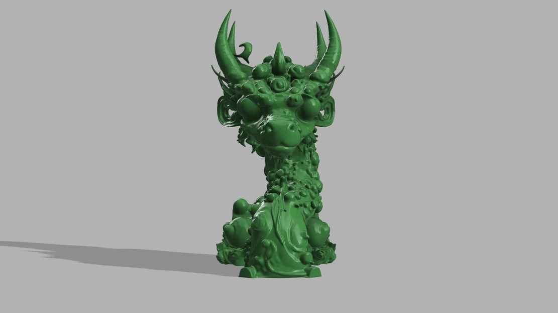 Tượng Bán Thân Rồng Huyền Bí (Mystic Dragon Bust) - Image 2