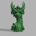 Tượng Bán Thân Rồng Huyền Bí (Mystic Dragon Bust) - Thumbnail 2