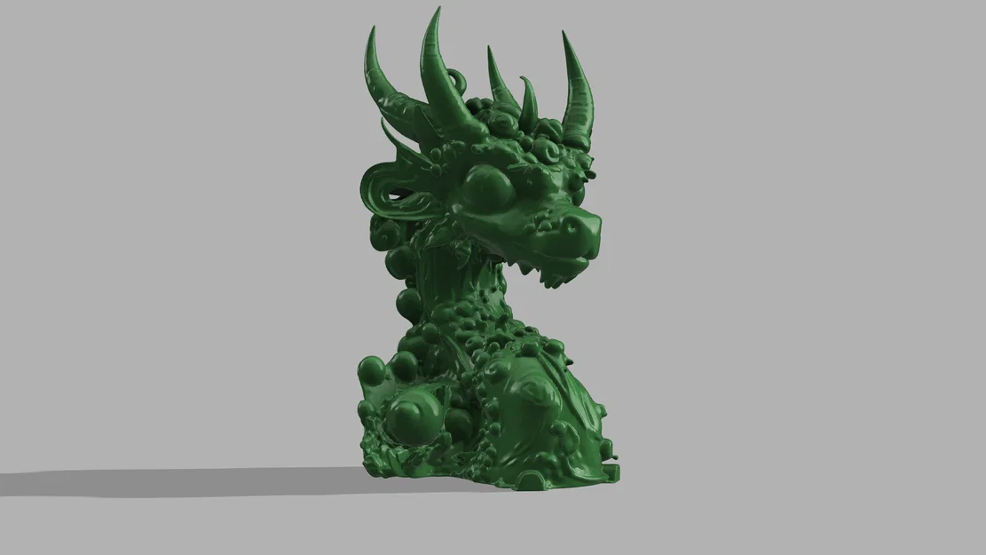 Tượng Bán Thân Rồng Huyền Bí (Mystic Dragon Bust) - Image 4