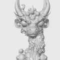 Tượng Bán Thân Rồng Huyền Bí (Mystic Dragon Bust) - Thumbnail 7