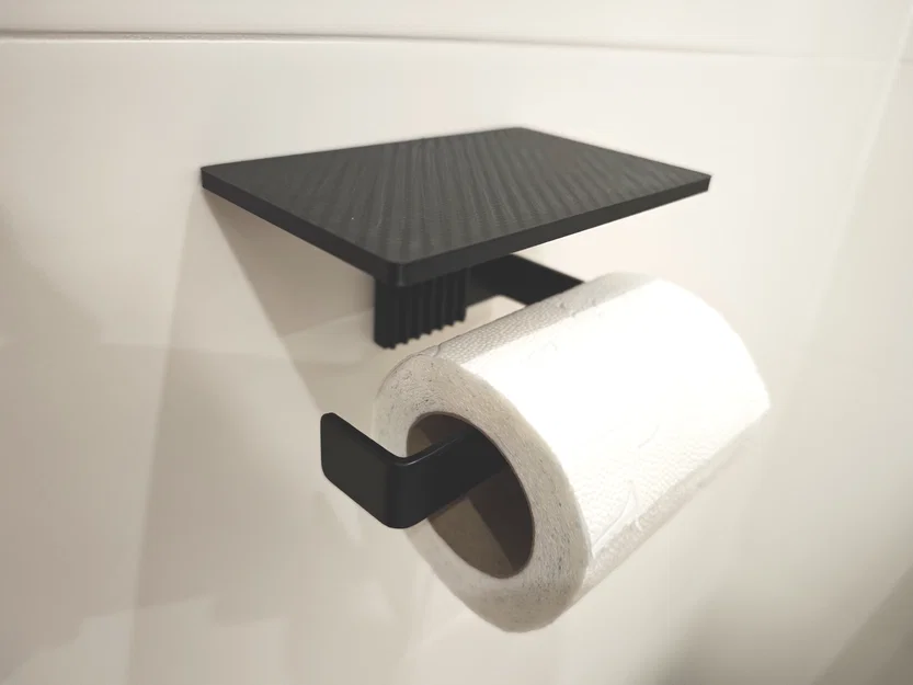 Giá đỡ điện thoại in 3D cho kệ treo giấy vệ sinh IKEA SKOGSVIKEN - Image 3