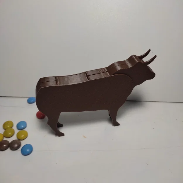 Mô hình chú bò nhả kẹo (Candy pooping bull) độc đáo cho máy in 3D - Image 1