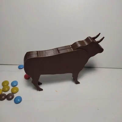 Mô hình chú bò nhả kẹo (Candy pooping bull) độc đáo cho máy in 3D