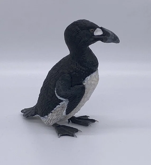 Tượng chim Great Auk (Figurine) tỉ lệ 1:1 & 1:6 - Image 3