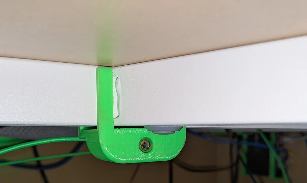 Giá đỡ jack tai nghe cho bàn Ikea Bekant (dạng chữ L) - Image 1