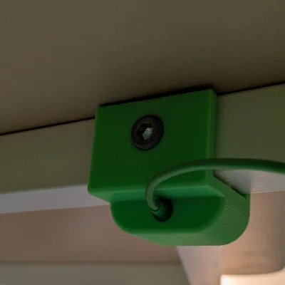 Giá đỡ jack tai nghe cho bàn Ikea Bekant (dạng chữ L)