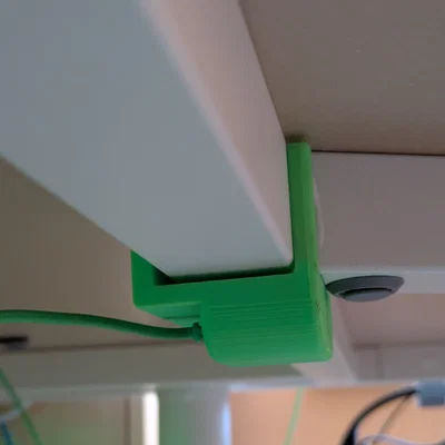 Giá đỡ jack tai nghe cho bàn Ikea Bekant (dạng chữ L)