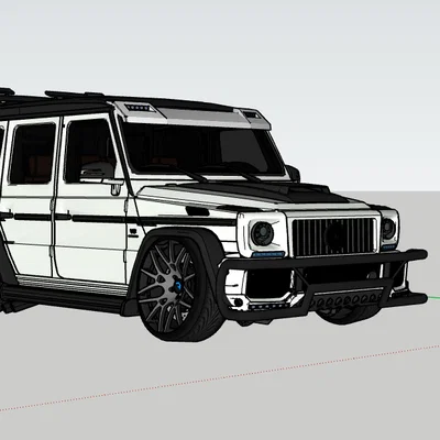 Mô hình Mercedes Benz G-Wagen độ phong cách thể thao cực chất