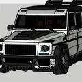 Mô hình Mercedes Benz G-Wagen độ phong cách thể thao cực chất - Thumbnail 2