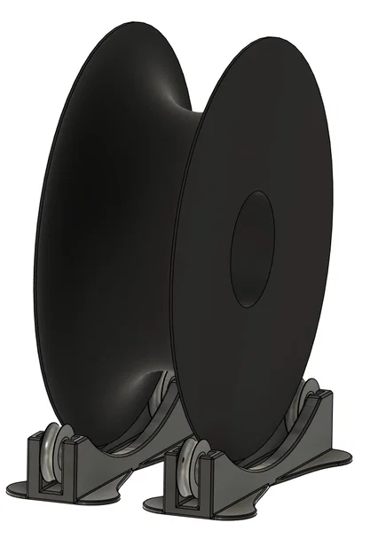Giá đỡ cuộn nhựa in 3D (Stands for Prusament spools) dùng vòng bi - Image 1