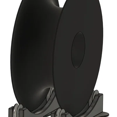 Giá đỡ cuộn nhựa in 3D (Stands for Prusament spools) dùng vòng bi