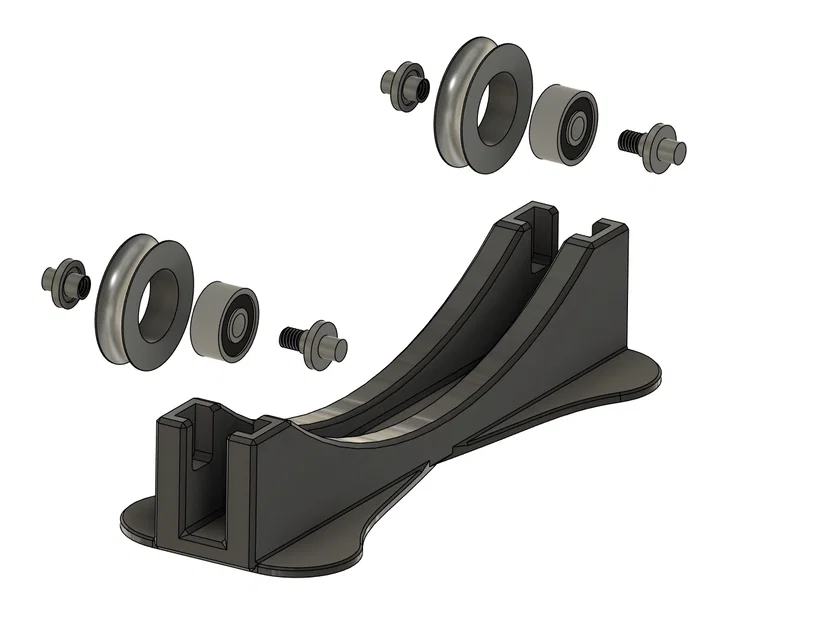 Giá đỡ cuộn nhựa in 3D (Stands for Prusament spools) dùng vòng bi - Image 4