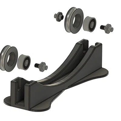 Giá đỡ cuộn nhựa in 3D (Stands for Prusament spools) dùng vòng bi