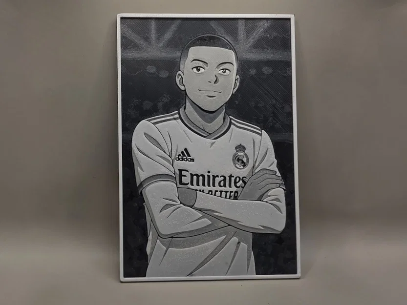 Mbappè - Real Madrid - HueForge - Image 1