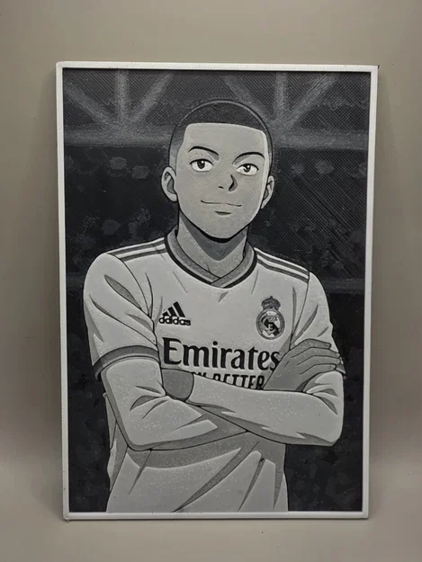 Mbappè - Real Madrid - HueForge - Image 2